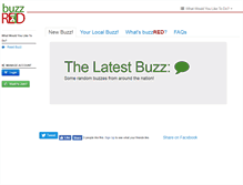 Tablet Screenshot of buzzred.com